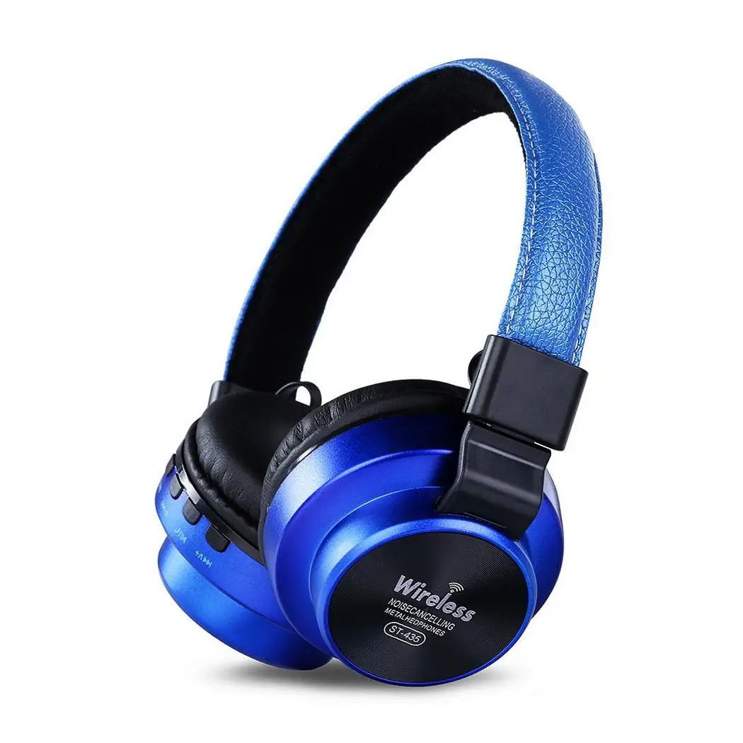Bluetooth гарнитура складные наушники с микрофоном V5.0 для ПК мобильных 200 мА/ч литий