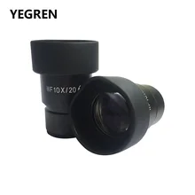 Best Price Pair 10X High Eye-point Eyepiece for Stereo Microscope Wide Field 20mm with Rubber Eye Guards WF10X/20 WF10X Ocular Lens Best Price Pair 10X High Eye-point Eyepiece for Stereo Microscope Wide Field 20mm with Rubber Eye Guards WF10X/20 WF10X Ocular Lens