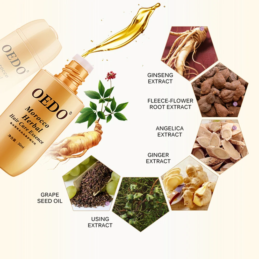 Morocco Herbal Ginseng Hair Care Essence Treatment For Men And Women Hair Loss Fast Powerful Hair Growth Serum Repair Hair root Morocco Herbal Ginseng Hair Care Essence Treatment For Men And Women Hair Loss Fast Powerful Hair Growth Serum Repair Hair root