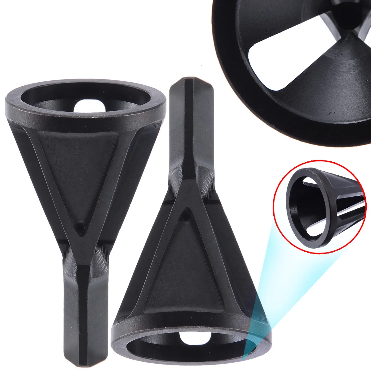 

1pc Black Stainless Steel Deburring External Chamfer Tool Bit Remove Burr Quickly Repair Tools for Drill Bit Accessories