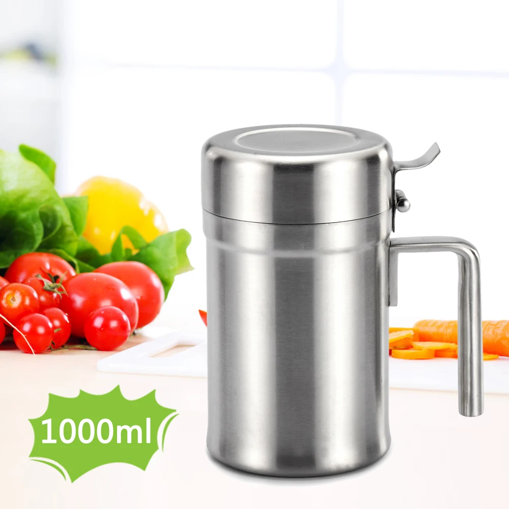 Buy Stainless Steel Oil Dispenser Pot Olive Oil Can