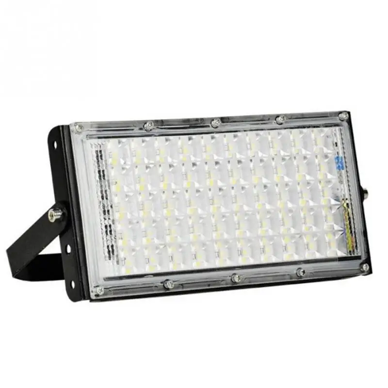 

50LED LED light 50W lens flood light power LED Flood Light Floodlight LED street Lamp 220V 240V Waterproof led spotlight #1017