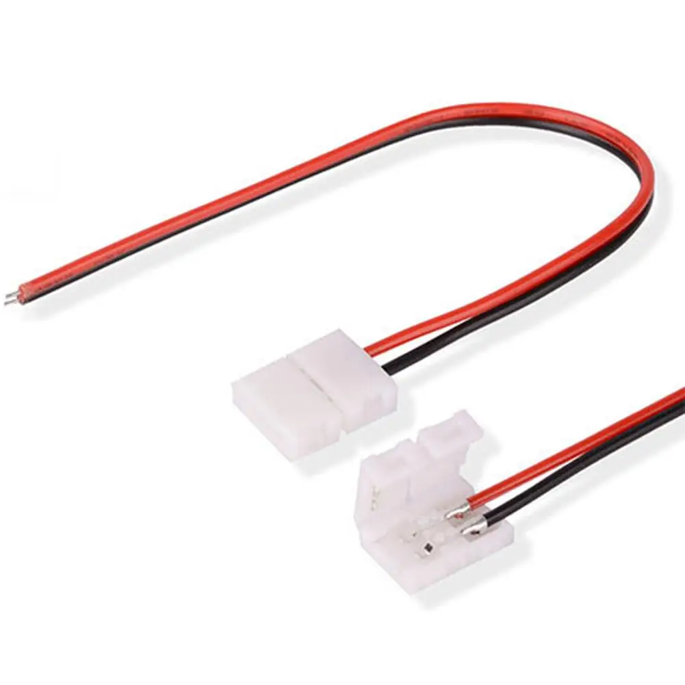 

10PCS/Pack 2 Pin Free Solder Connector Cable for LED Single Color Light Strip Extension Cord for Led Lamp Strip 2835 3528