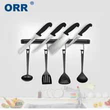 Кухня аксессуары Ножи для телефона на магните с настенный для ванной с Крючки Articulos де Cocina черного цвета Большие размеры 34/51 см Орр