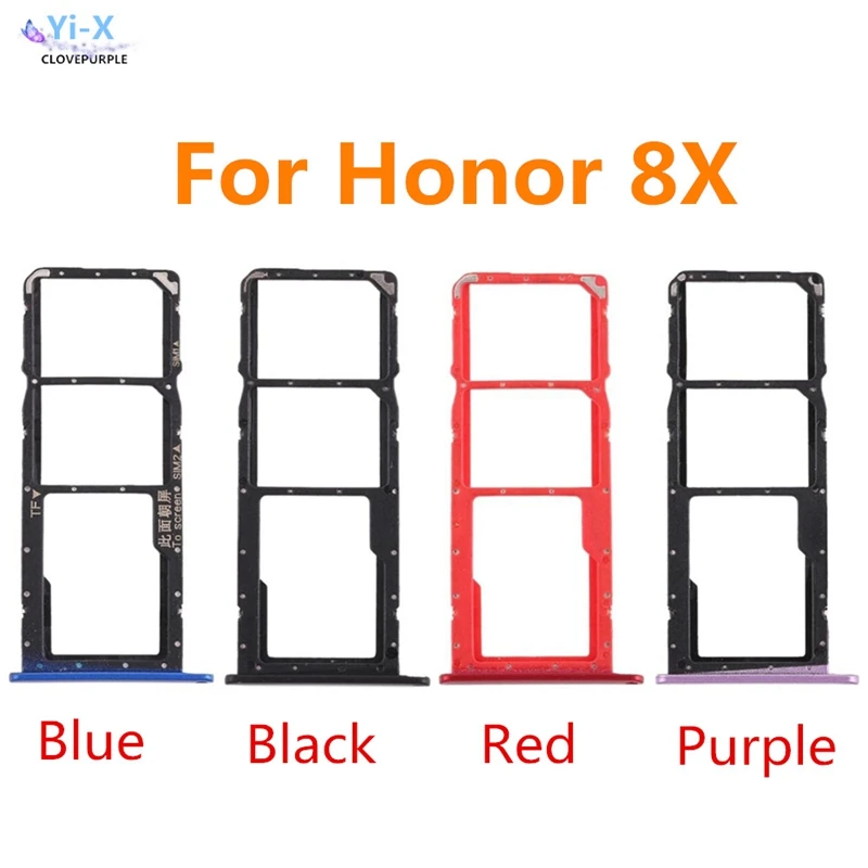 Держатель слота для SIM-карты адаптер Huawei Honor 8X запасные части телефона | Мобильные