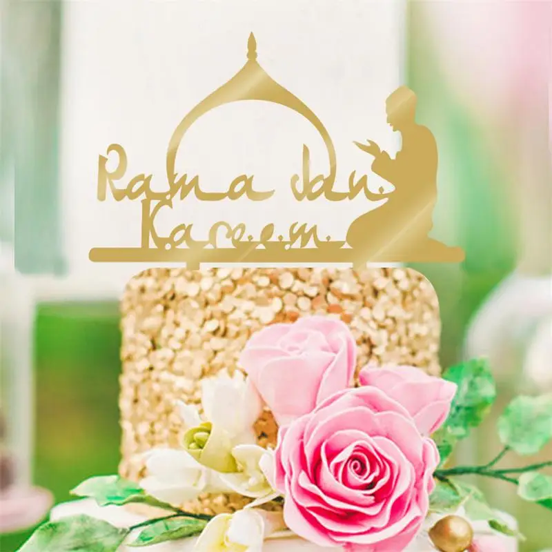 Торт флаг украшения для кексов флажки торта свадебные выпечки Eid Mubarak DIY домашние