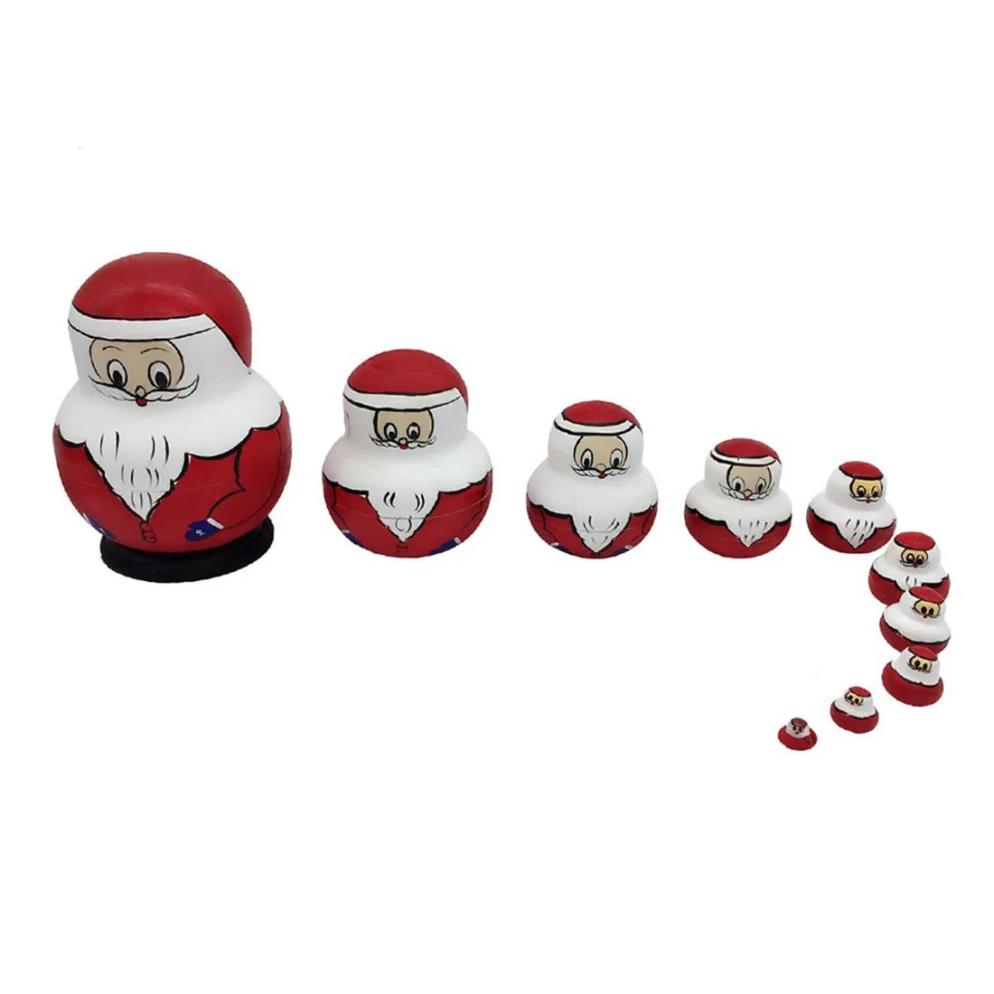 santa russian dolls