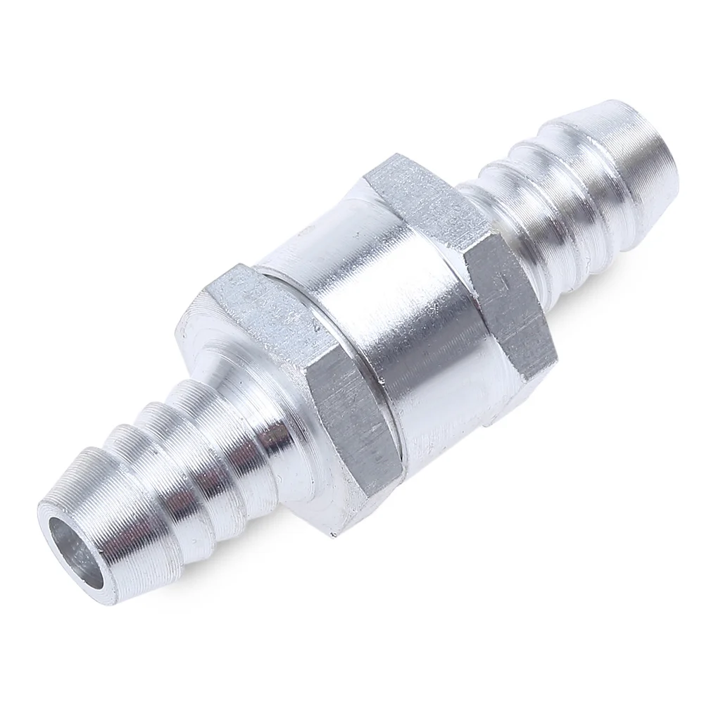 12mm Aluminium Car Fuel Non Return Check Valve Single track Petrol