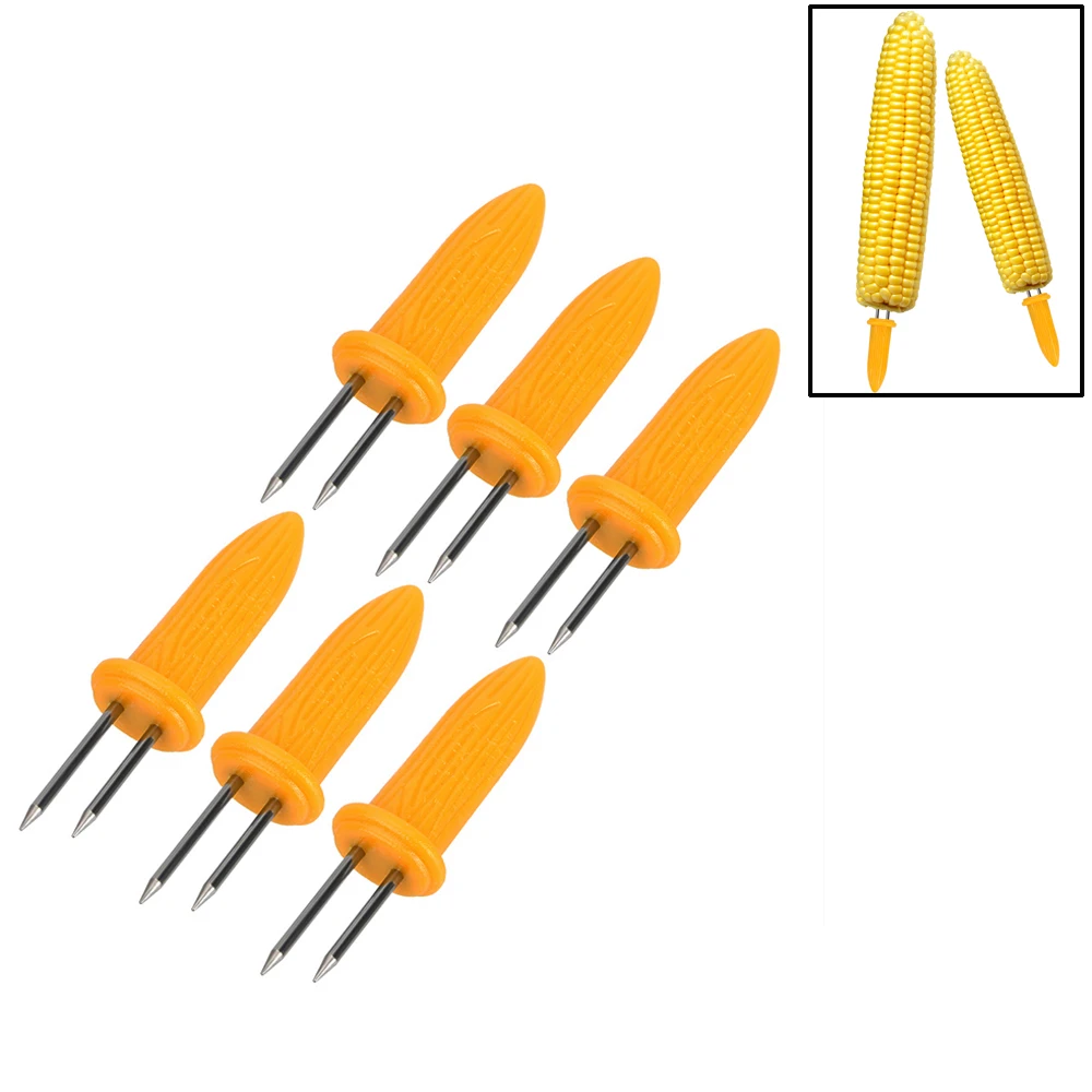 

6 piece/Set Multi-function Forks Corn Holder Barbecue Supplies BBQ Tool