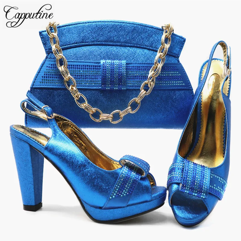 rojo Bolsa Caliente Tacón Bolso Alto Color magenta Fiesta De Venta Y Verano Azul Moda Cm Mujer Azul Diseño 10 G66 Zapatos Italiano Conjunto pwx8xgBd