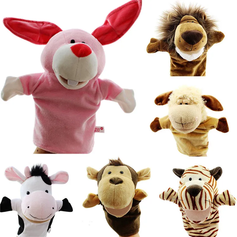 

Animal Wildlife Hand Glove Puppet Soft Plush Puppets Kid Childrens Toy Funny Kids Baby Bed Time Stories Tools