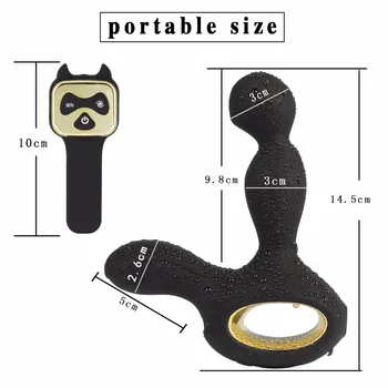 360 Rotation Smart Heating Prostate Massager Wireless Remote 10 Vibrating Anal Plugs G-Spot Stimulation Vibrator Anal Sex Toys 2