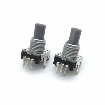 

Wholesale 50pcs 360 Degree Rotary Encoder EC12 Audio Encoder 3Pin 24 Position Without Push Button Switch Handle Length 15MM