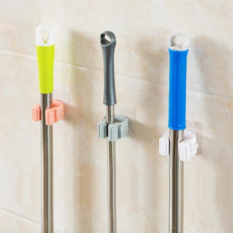 

Home Mop Rack Bathroom Mop Hook Bathroom Hook Broom Rack Clip Holder Mop holder