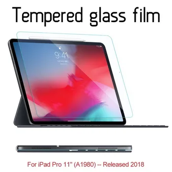 

Tempered Glass Film For Apple iPad Pro 11" Inch 2018 release (A1980) screen protector Easy To Stick breakage-proof Glass Film.