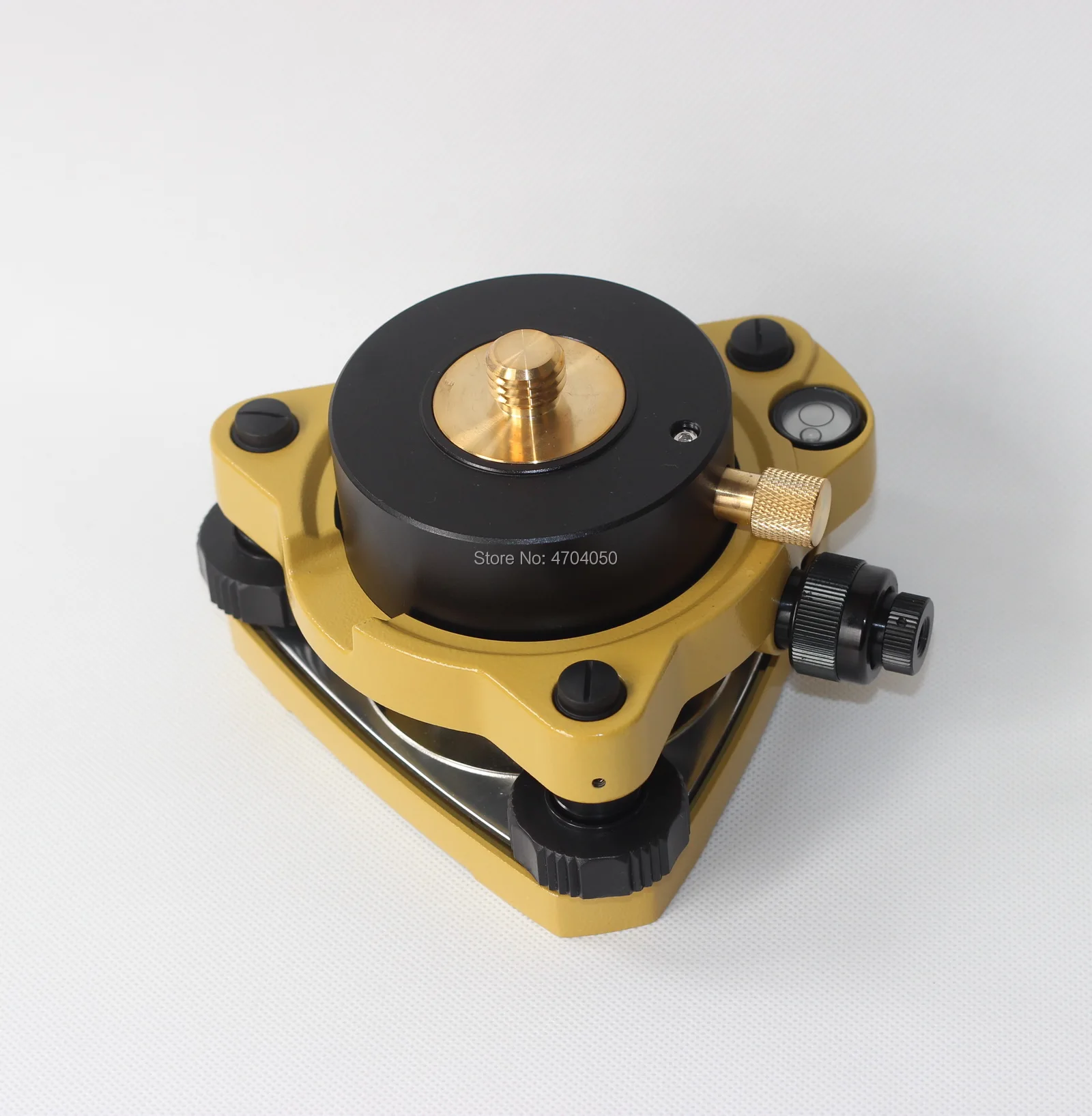 

New Yellow Topcon type Tribrach with Optical plummet & T5 Rotating Adapter 5/8"x11 Mount GPS with lock