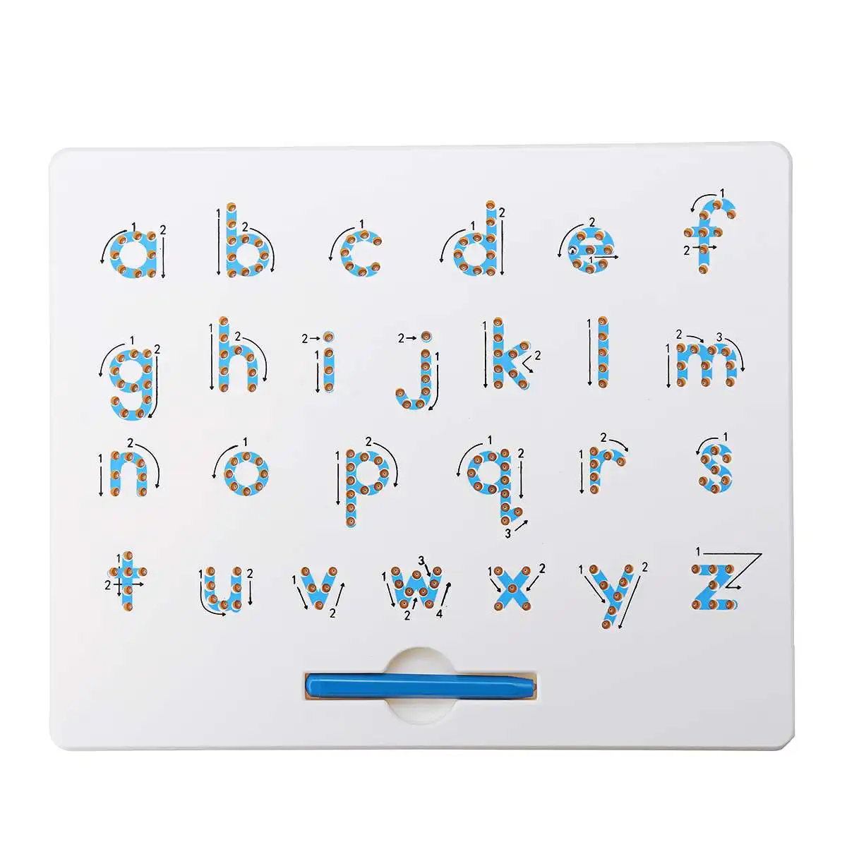 

Children Magnetic Metal Drawing Board Kids Doodle Drawing Pad Tablet Toys Uppercase Lowercase Alphabet Educational Writing Toys