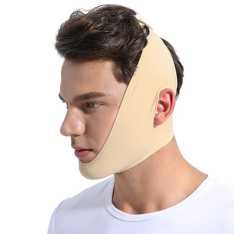 

Men's V-face Shaper Mask Eliminate Double Chin Product Top Quality Breathable Face Slimming Bandage Unisex T0161SHG