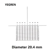 Best Price Diameter 20.4 mm Microscope Ocular Micrometer Reticle Scale Calibration for Olympus CX31 Biological Microscope Eyepiece Best Price Diameter 20.4 mm Microscope Ocular Micrometer Reticle Scale Calibration for Olympus CX31 Biological Microscope Eyepiece