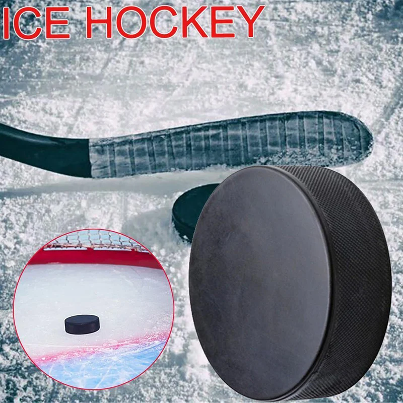 1 шт оптом пустые Хоккейные шайбы-официальное регулирование Высокое качество зимняя практ Хоккейная Шайба прочная Резина