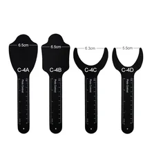4pcs Dental Photographic Image Contrast Board Oral Cheek Black Plate Contrasters Autoclavable Lab Tools 6 Size Dental Instrument one piece 6 dental contraster oral black background board photography six types for choose