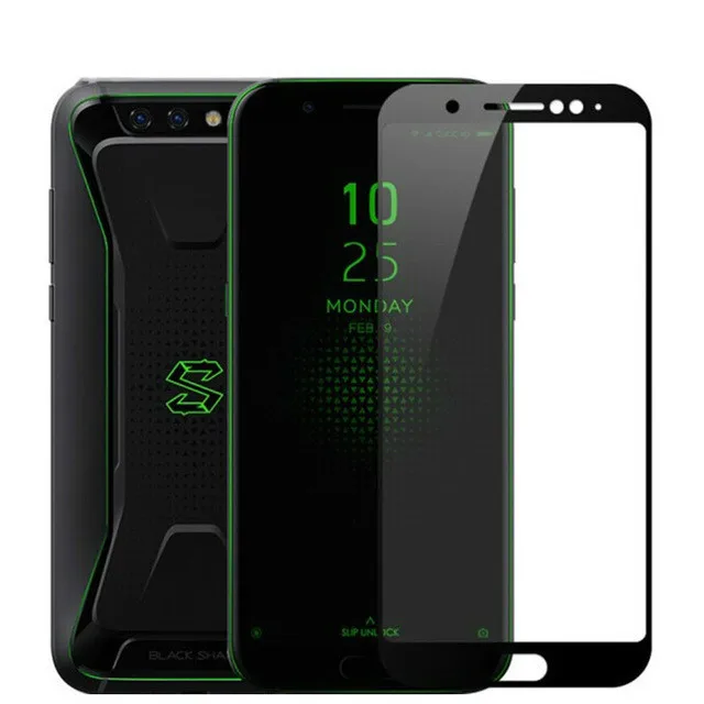 Закаленное стекло с полным покрытием для Xiaomi Black Shark стеклянная Защитная пленка 3D