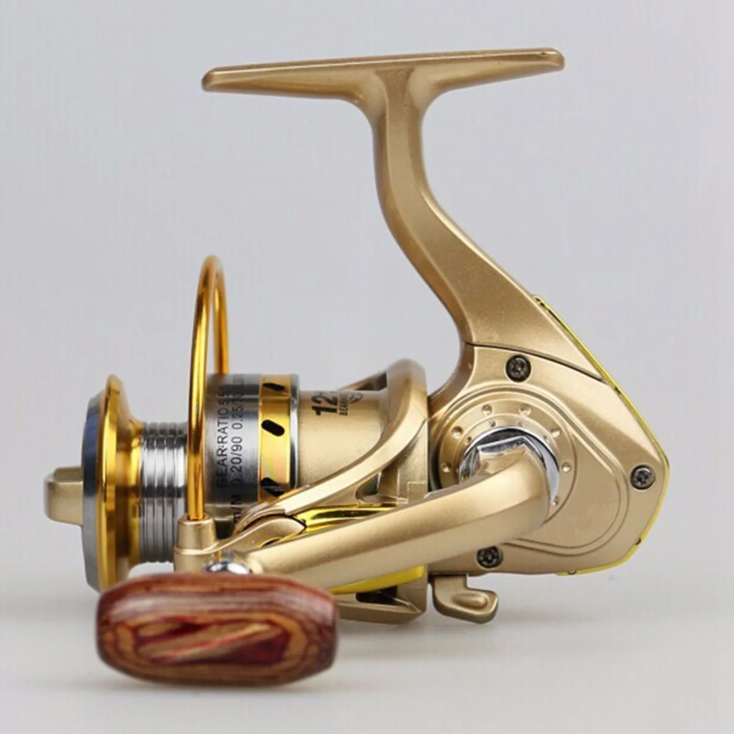 HOT-Yumoshi Mini Small Fishing Reel,12+1Bb,5.5:1 Fly Fishing Wheel Spinning Reel,Engineering plastic