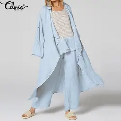 Celmia плюс размеры 2019 кимоно кардиган Винтаж для женщин Свободная рубашка блузка Нерегулярные Длинные Топы корректирующие Chemiser Blusas Femininas 5XL