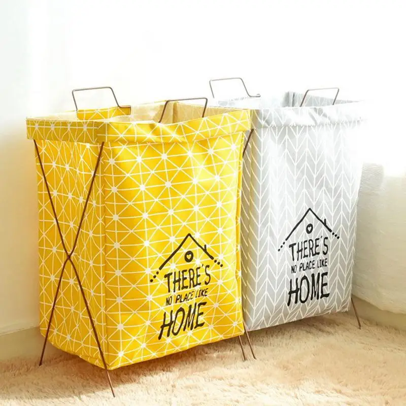 طوي القطن الكتان سطح المكتب سلة التخزين أشتات الملابس الداخلية لعبة صندوق تخزين التجميل كتاب المنظم الحاويات سلة الغسيل