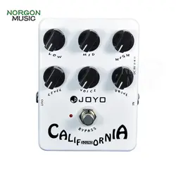 Joyo JF-15 California Sound Distortion эффекты электрогитары педаль с высоким коэффициентом усиления свинцовый звук 6 ручек как DI True Bypass