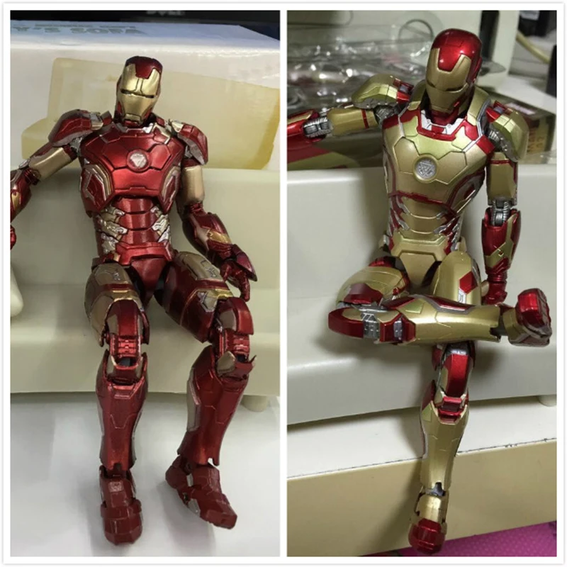 

Movie Avengers Infinity War Iron Man Ironman Cartoon Toy Action Figure Model Doll Gift MK43 MARK43 toys for children