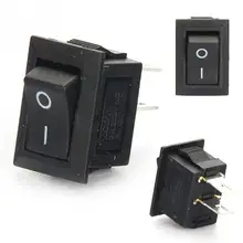 

10Pcs/Lot KCD11 10*15mm High Quality Snap-in On/Off Position Snap Boat Rocker Button Switch 3A/250V