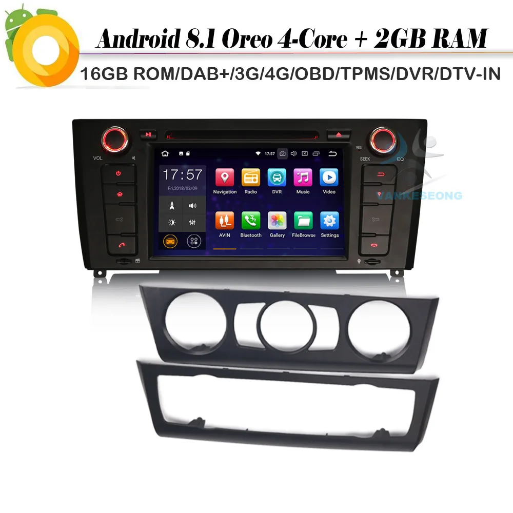 Четырехъядерный Android 8 1 Авторадио DAB + Sat Nav WiFi 4G DVD DVR Bluetooth DVT IN автомобильный