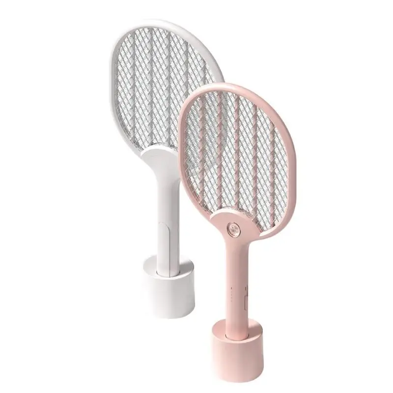 

USB Rechargeable Electric Pest Control Racket Zapper Anti Mosquito Fly Swatter Bug Insect Killers Home Supplies Bug Zappers