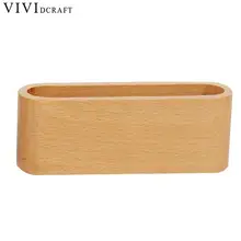 Держатель-подставка для карт Vividcraft, аксессуары для офисного стола, бизнес-держатель для карт и заметок, демонстрационное устройство, деревянный Настольный Органайзер