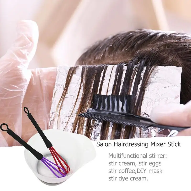 

Dyed Cream Stirrer Plastic Salon Hairdressing Mixer Stick Stir Rod Hairdressing Supplies Barber Accessories Color Random