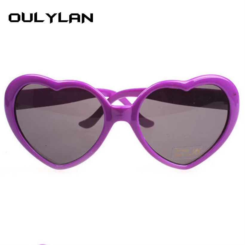 Oulylan, модные солнцезащитные очки в форме сердца, женские винтажные очки в форме сердца, брендовые дизайнерские солнцезащитные очки, желтые очки, женские очки UV400