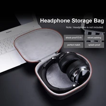 Чехол для наушников EVA для Sennheiser HD 4,40/HD 4,50/HD 598/HD579/HD558/HD202 II/HD201/HD419/HD229/HD202/HD518/HD555 для путешествий