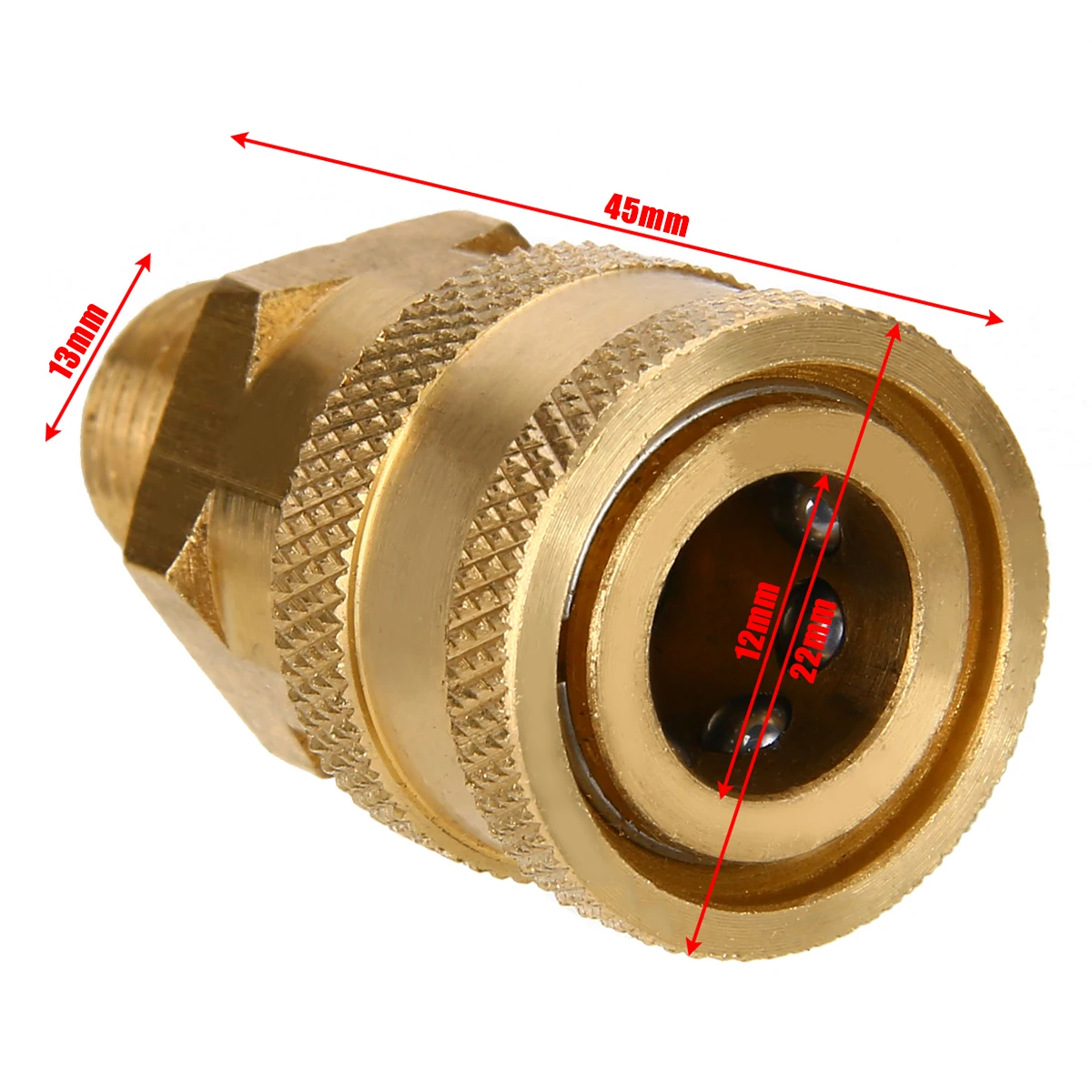 1 шт. 1/4 &quotMale (MNPT) мойка высокого давления латунная БЫСТРОРАЗЪЕМНАЯ Муфта
