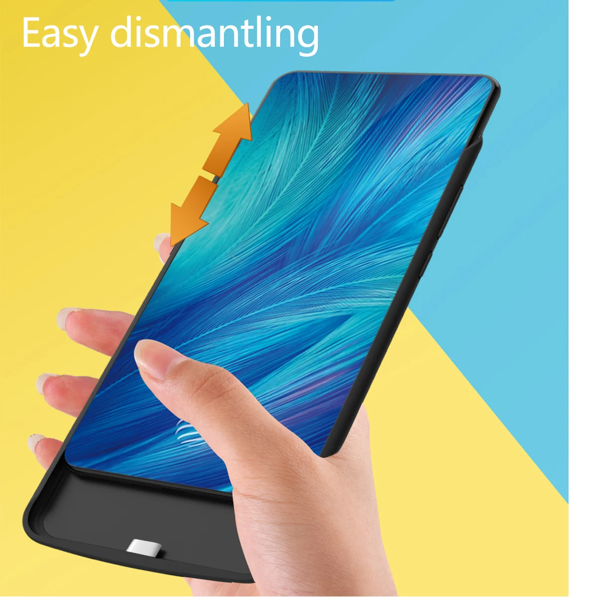 Чехол для Vivo X27 Батарея Зарядное устройство чехол 5000 мАч Расширенный резервного