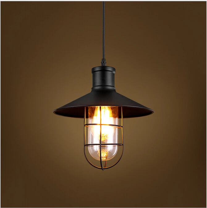 

Creative Wrought Iron Pendant Lamps Loft Led Restaurant In The Hotel Industry For Vintage Pendant Lights Voltage Ac 90-260v