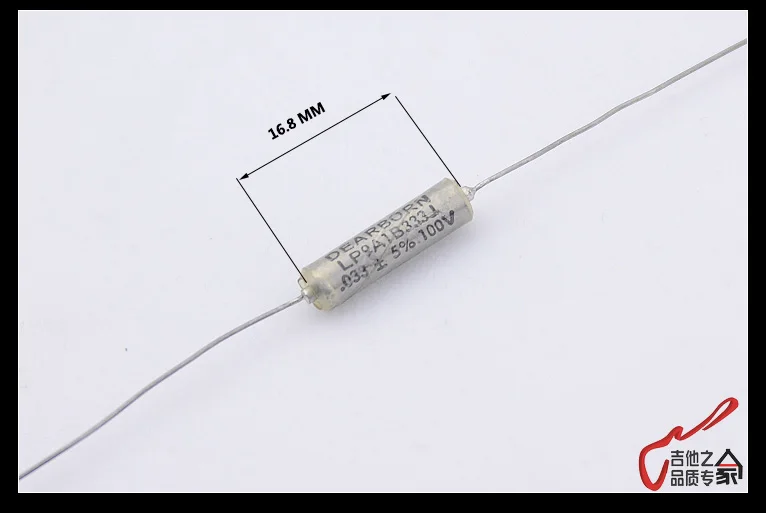 1 шт США 333J 0,033 мкФ 100 в тональный масляный конденсатор(бумажный масляный конденсатор) для электрогитары бас Сделано в США