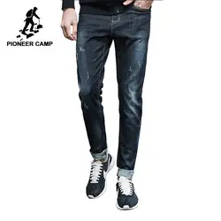 Пионерский лагерь Новый Повседневное джинсы для женщин для мужчин брендовая одежда модные однотонные джинсовые брюки мужские slim fit Джинс