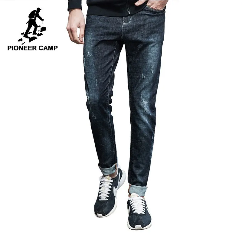 Мужские повседневные джинсы Pioneer Camp модные однотонные джинсовые брюки