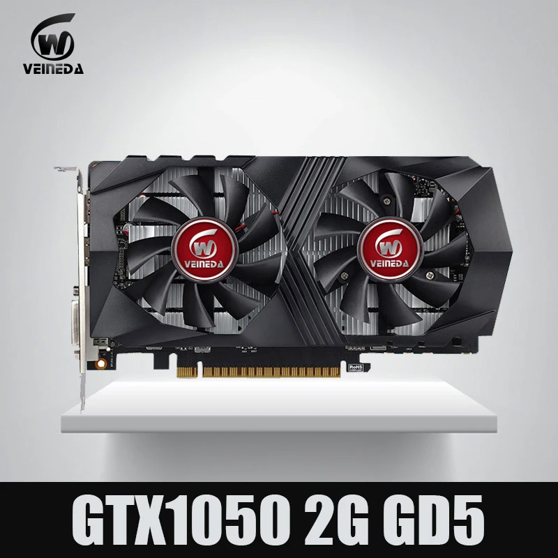Видеокарта GTX1050 GPU графическая карта 2 г DDR5 игровой добыча карты мгновенно убить GTX950, GTX750, GTX650 для nvidia Geforce Gtx игры - изображение
