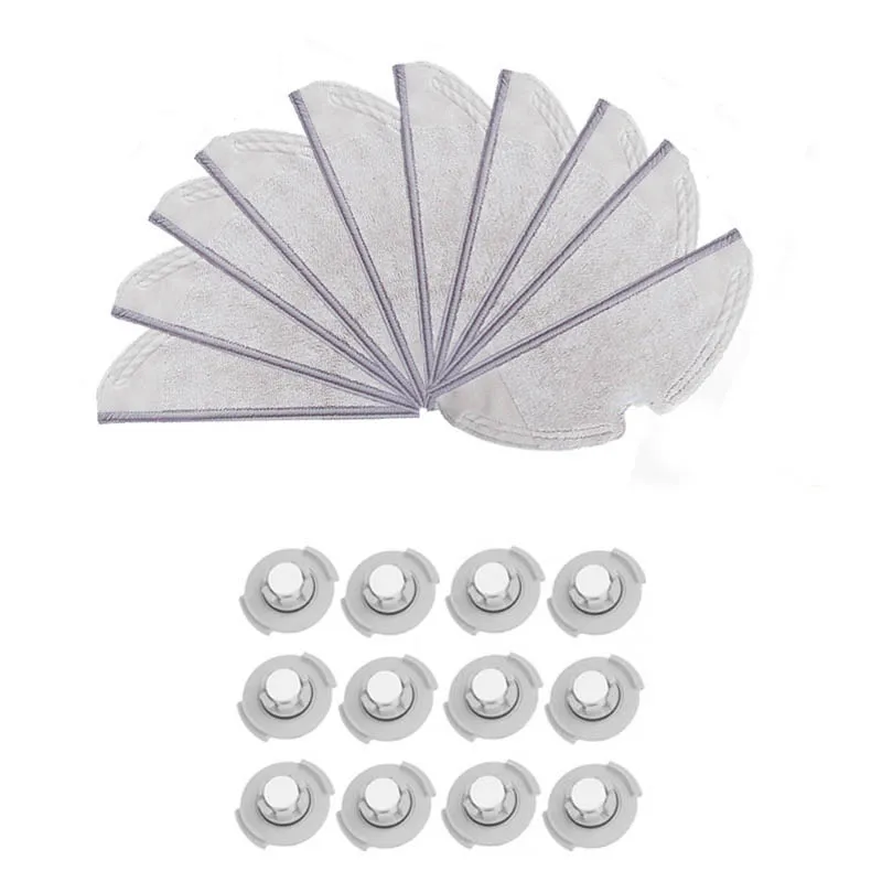 

Suitable for Xiaomi Roborock S50 S51 Robot Vacuum Cleaner 2 Spare Parts Kits Mopping Cloth x10 Water Tank Filterx12 Replacement