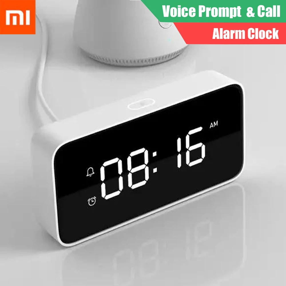 Xiaomi Xiaoai умные часы студенческие Детские мультфильм музыка Настольный Будильник