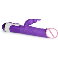 Women Rabbit Vibrator 5 Frequency Waterproof Vibrating Massager Sex Masturbation SN-Hot