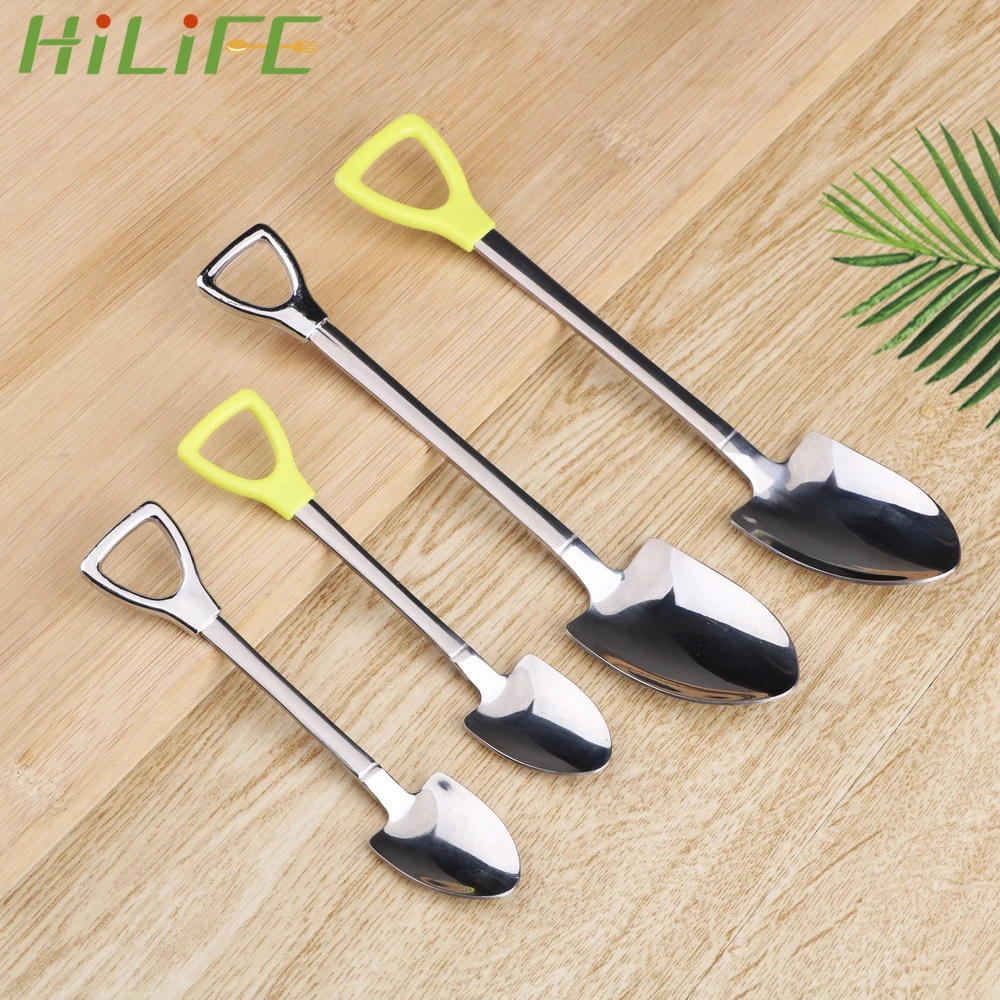 Ложка в форме лопаты HILIFE для бара домашняя посуда вечевечерние десертная ложка