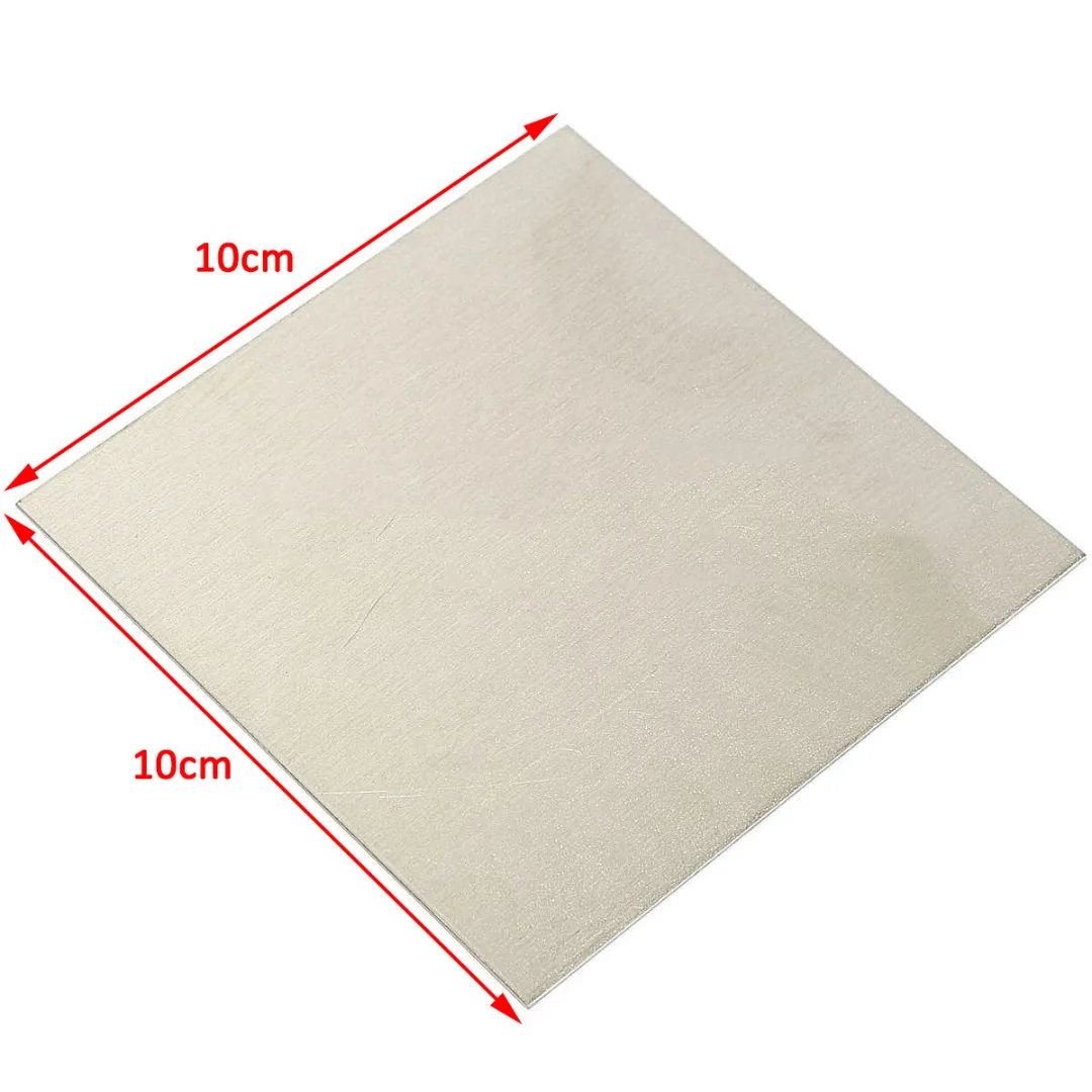 

DWZ 1pc High Purity 99.96% Nickel Sheet Plate 1mm*100mm*100mm For Electroplating